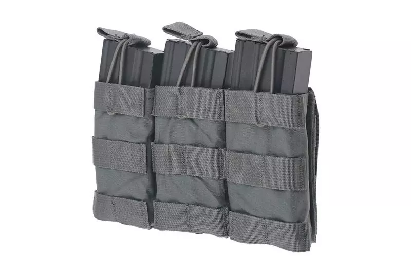 Funda triple Open Top para cargadores M4/M16 - verde follaje