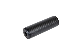 Karbonowy tłumik dźwięku 30x100mm - Czarny 