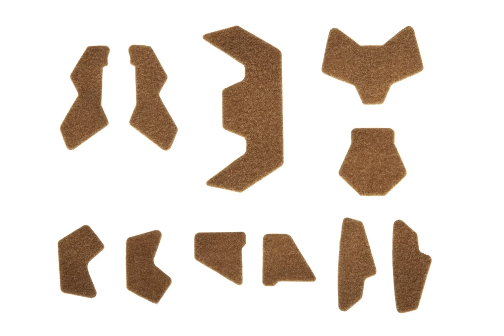 Velcro set for SHC helmet type - Tan