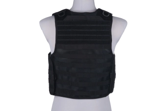 Lekki siatkowy Plate Carrier - czarny