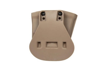 Kydex double pistol magazine pouch - TAN