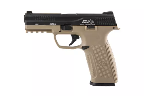 Airsoft pistole BLE - Alpha - černá/pálená
