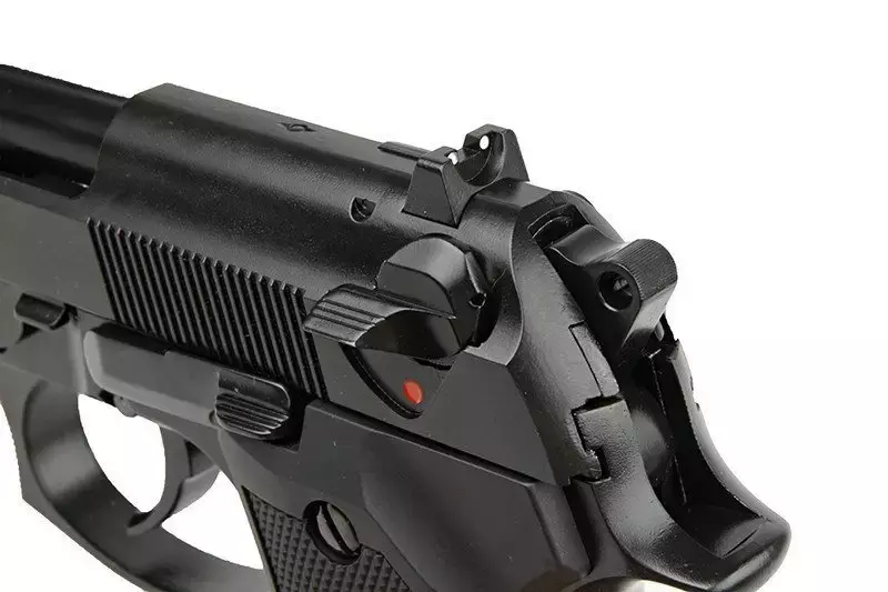Réplique de pistolet M92 v.2 (boîte à LED) - noir