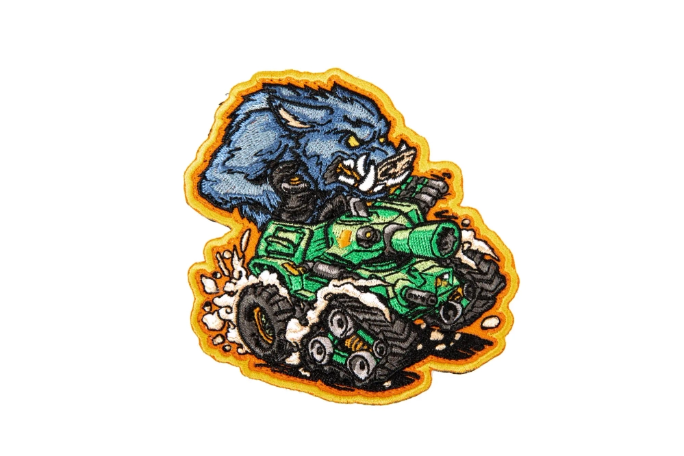 Naszywka - WAR MACHINE BOAR1 MORALE PATCH BLUE