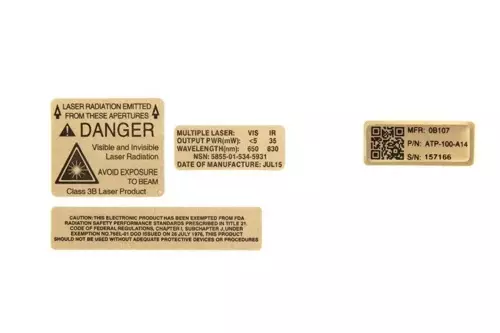 Jeu d'autocollants 02 à répliques AN PEQ-15