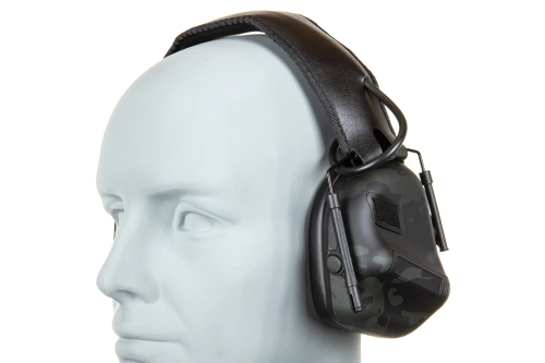 Wosport HD-12 aktivní chrániče sluchu IPSC Gen 5 verze MC Black