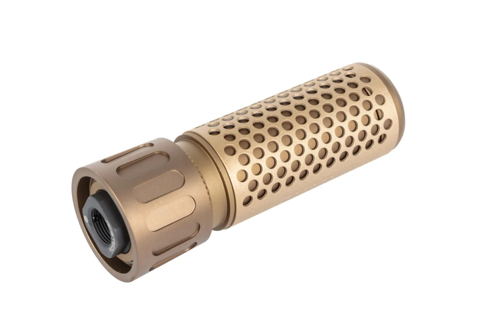 Zestaw Acetech tłumik płomienia MKII QD + tłumik dźwięku Predator MKII QD + Tracer Brighter R Tan