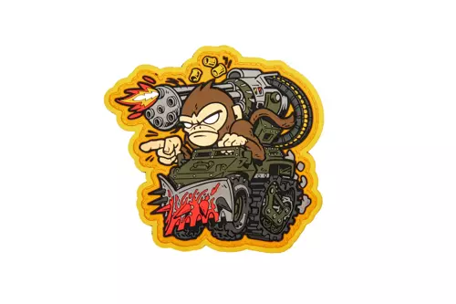 3D Patch - WAR MACHINE MONKEY1 PVC MORALE PATCH FC