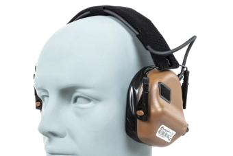 Aktywne ochronniki słuchu Earmor M31 Plus Coyote Brown