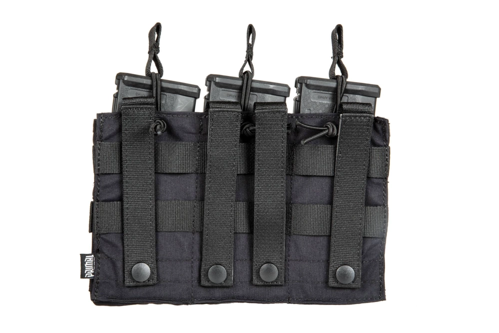 Open Koga triple magazine pouch - Black