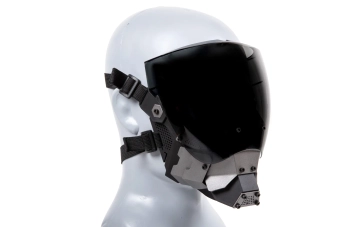 Cyberpunk Commandant masker - Zwart