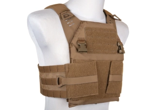 Wosport VE-97 Plaatdrager Tactisch Vest Coyote Bruin