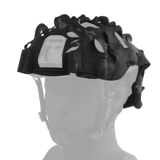 Cubierta de corte láser MC Black para casco Wosport.