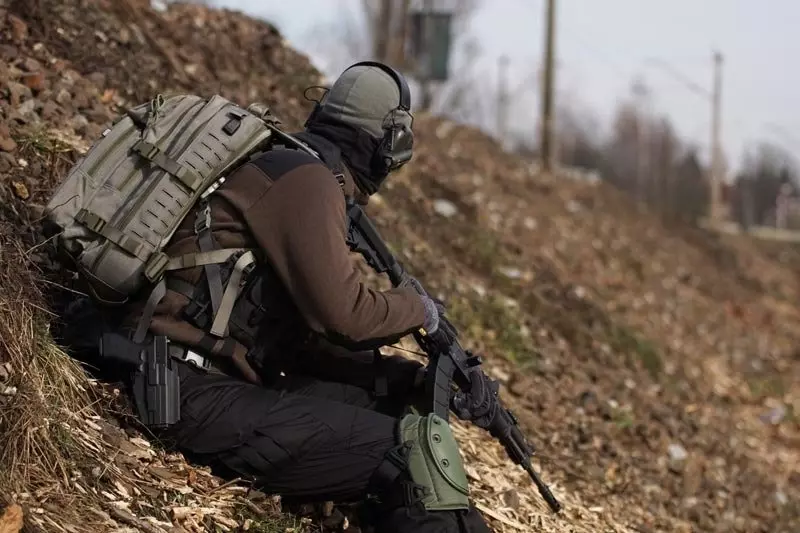 Plecak typu Assault Pack Laser-Cut USB - oliwkowy