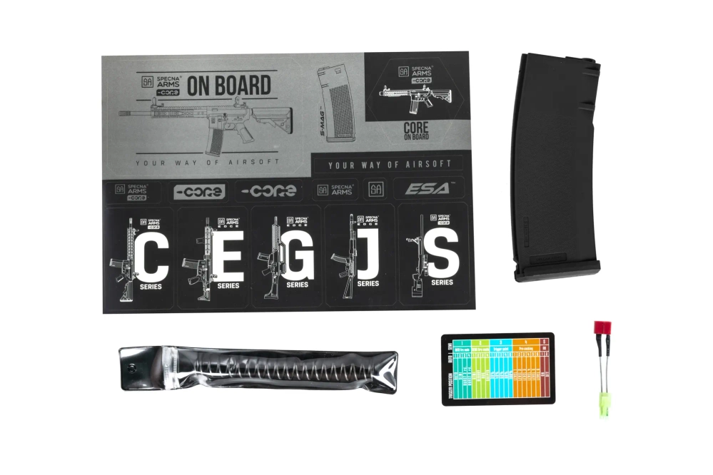 Specna Arms SA-C22 CORE™ HAL ETU™ Karabina airsoft pouze pro jednu střelbu černá