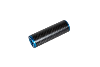 Carbon Silencer 30x100mm - Blue