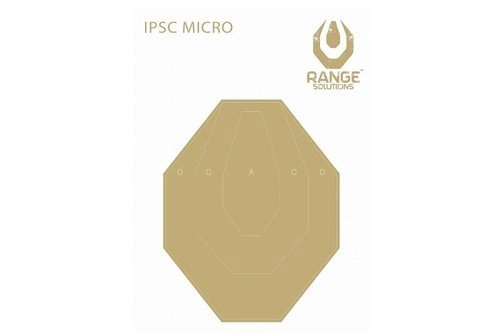 Escudos de Tiro IPSC Micro - 50 piezas.