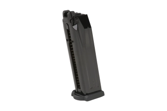 Chargeur de gaz pour 22 billes pour répliques airsoft de type H&K VP9 - noir