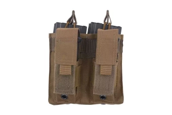 Bolsa doble abierta 2+2 - bronceado