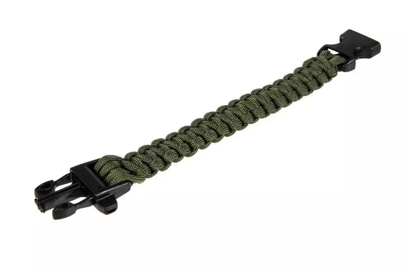 Brazalete de supervivencia (fastex) - color verde oliva