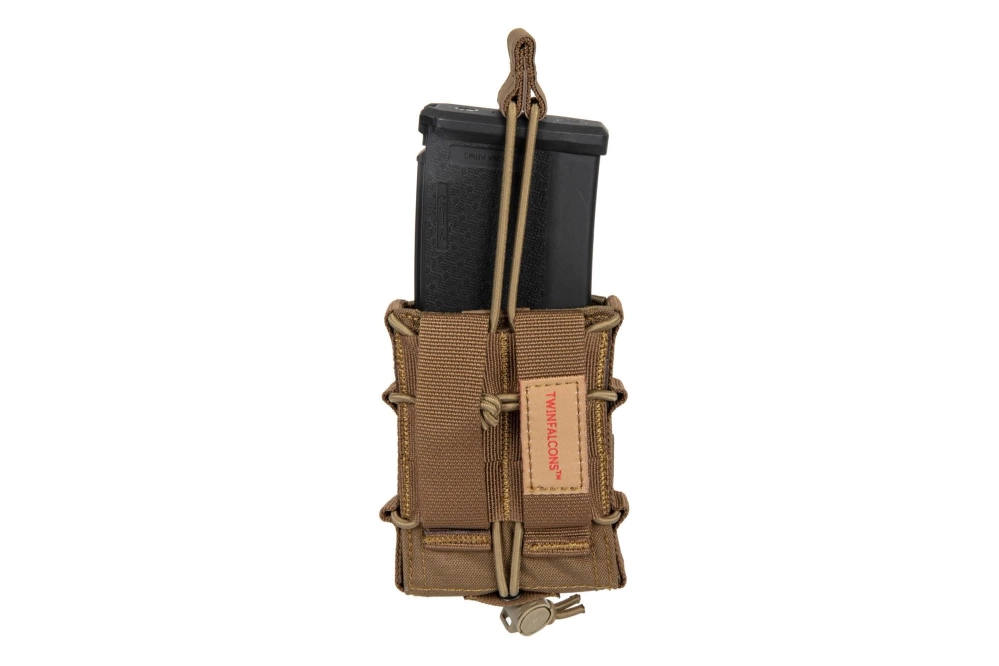 Ajustable bolsa individual para cargador 5,56 - Marrón Coyote