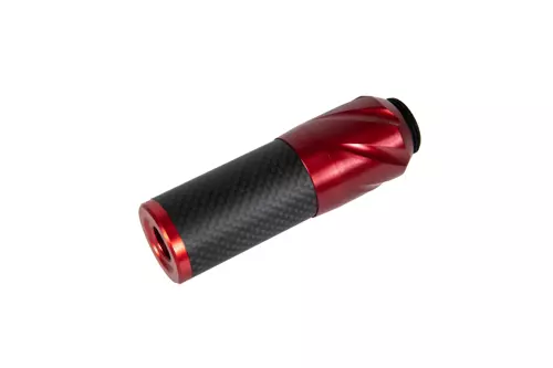 Silencieux carbone DSL2 36x100mm - Rouge