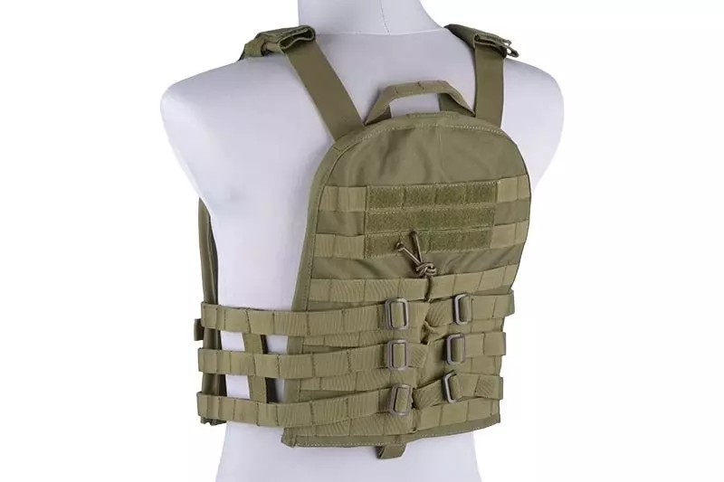Plate Carrier w/ Removable Panel Tactical Vest - Olive Drab