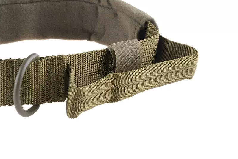 Collier tactique pour chien - vert olive