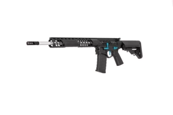 Airsoftová zbraň puškaeMG F-1 BDR PTU SF - černá/modrá