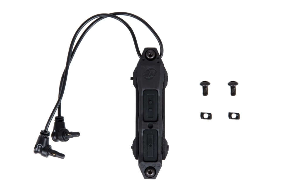 Dubbele gel-schakelaar Zwart