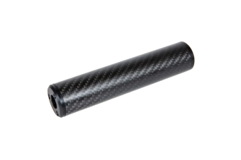 Karbonowy tłumik dźwięku 30x150mm - Czarny 