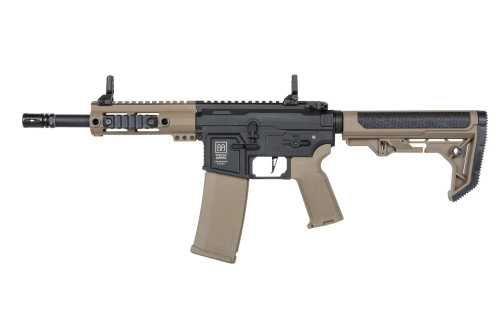 Specna Arms SA-F04-RL FLEX™ HAL ETU™ Lichte Ops/Nieuwe Ontvanger Half-Tan ASG Karabijn