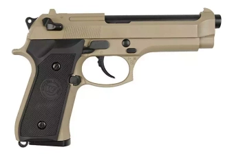 Replica van het M92 pistool - bruin