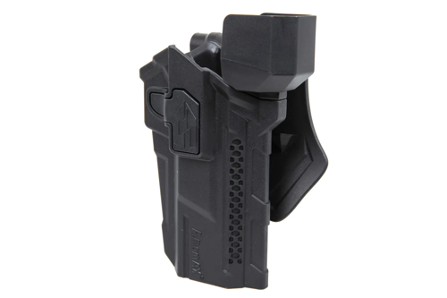 Holster Amomax pour répliques Hi-Capa avec optiques (droitier) Noir