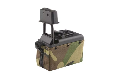 1500 BB Box Magazine for M249 Replicas - woodland