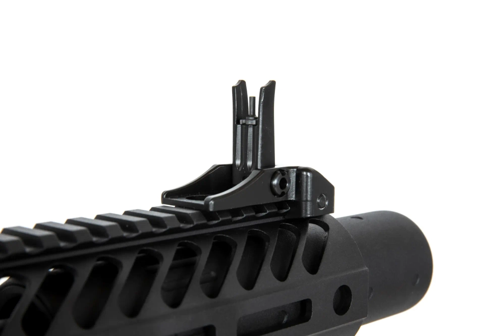 Seekins Precision 12" airsoftová zbraň karabiny SBR8 s tlumičem - černá
