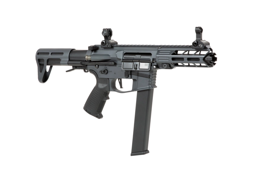 Replika pistoletu maszynowego Nemesis X9 - szara