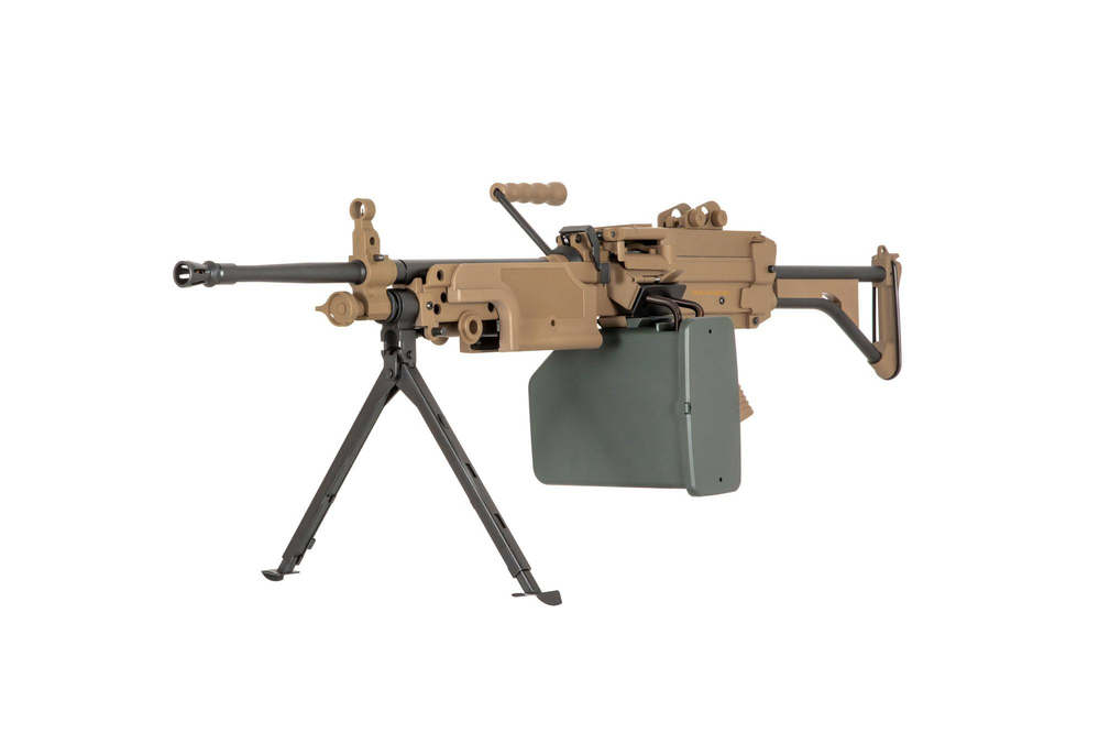 airsoft Specna Arms SA-249 MK1 CORE™ Tan kulomet (OUTLET)