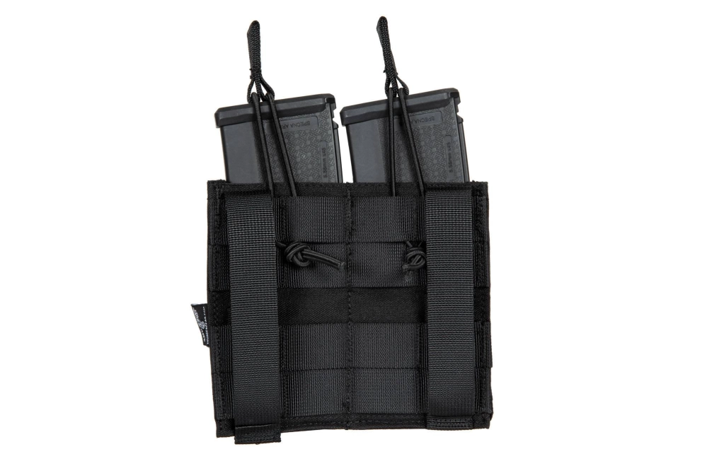 Pochette double MOLLE pour 2 chargeurs type M4/M16 - noir