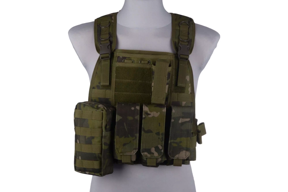 Chaleco táctico mBSS tipo Plate carrier - MC Tropic