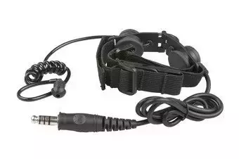 Laryngofon tactique - noir