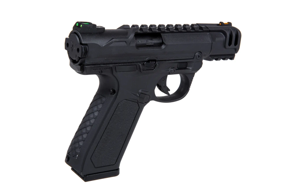 Pistola de airsoft Action Army AAP01C Shinobi GBB Full/Semina Auto Negra