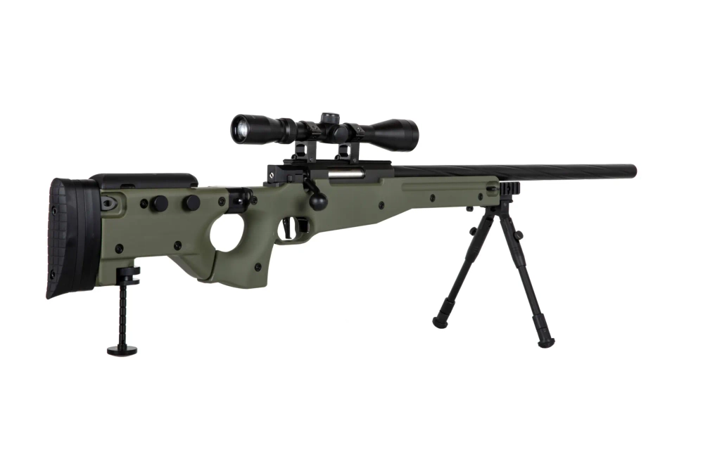 Réplique de sniper Specna Arms SA-S14 EDGE™ avec lunette et bipied Olive