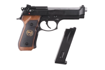 Samurai Edge Standard V.2 M9 Full Auto pistoolreplica - zwart