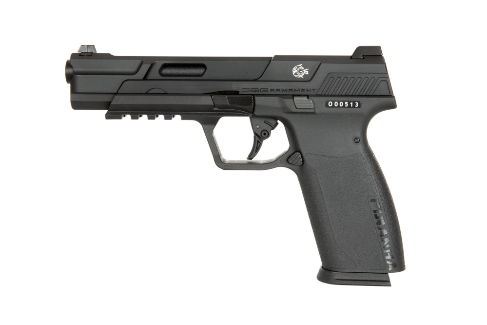 Replika pistoletu Piranha Mk I - czarna