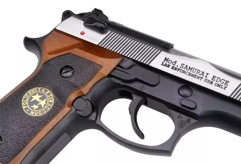 WE-2058 BIOHAZARD pistool replica - 2 tonen