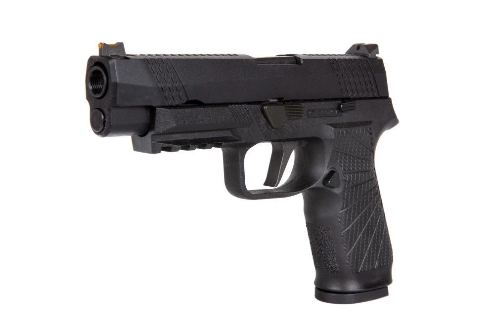 WE F17 Groen Gas Pistool replica Zwart