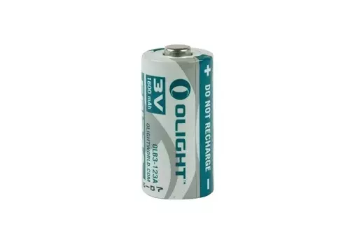 3V CR123A Li-Fe 1600 mAh battery