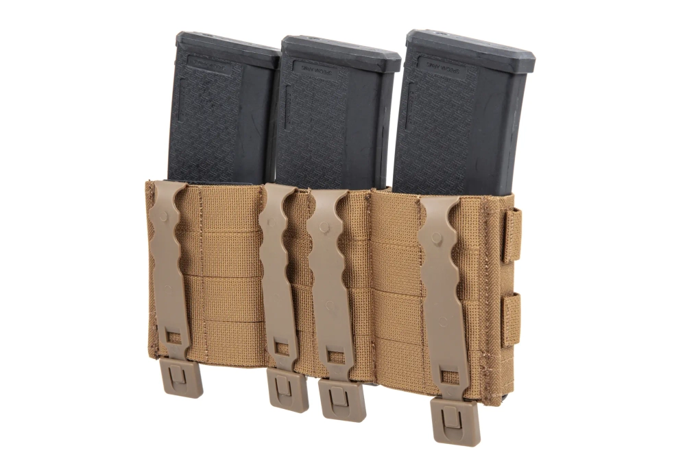 Wosport triple porte-chargeur pour fusil Coyote Brown