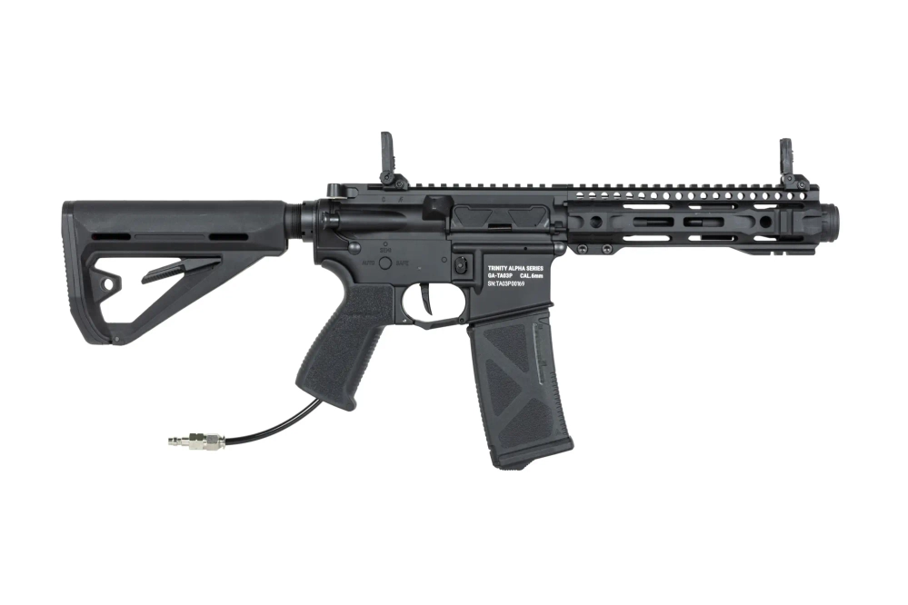 airsoft GATE x ARCTURUS Trinity Armament Alpha SBR 7.9'' HPA PULSAR D &amp; TITAN II Bluetooth® fusil de entrenamiento